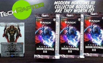 An image from our Modern Horizons III Collector Boosters feature asking if their worth the purchase price?