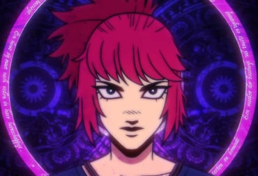 Faye, the main character of Demonschool, in close-up