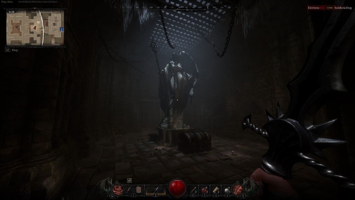 Image of a Statue in Sinners End in the Game Dungeonborne