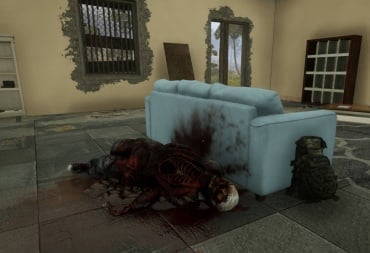 How to Get a Backpack in Vorax - Cover Image a Backpack Next to a Dead Body on the Floor of the Manor House