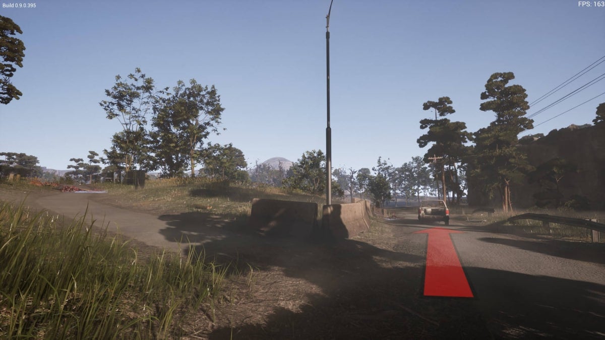 Heading Past the White Truck at the Crossroads in Vorax