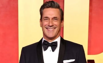 A profile image of actor Jon Hamm attending an awards show.