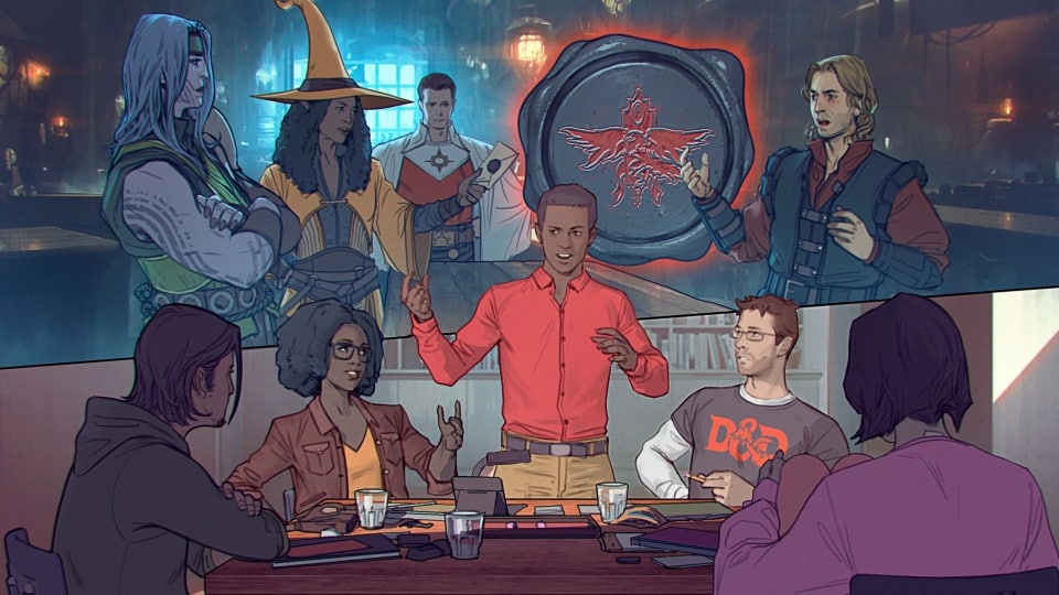 Players at a table enjoying Dungeons & Dragons 2024