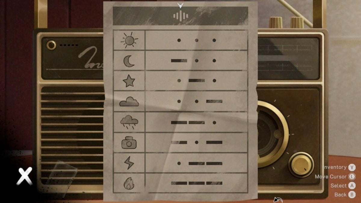 radio morse code puzzle in The Star Named EOS