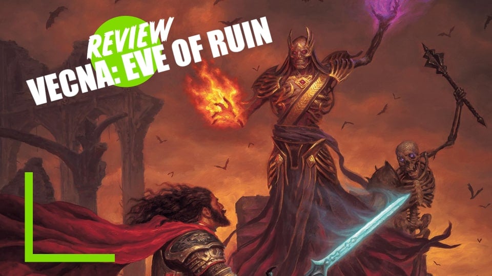 Vecna and Kas in their final showdown artwork from Vecna: Eve of Ruin
